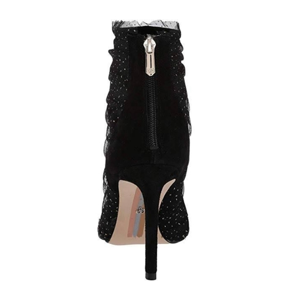 Sam Edelman Farren Tulle Pointed-Toe Booties - Picture 7 of 12